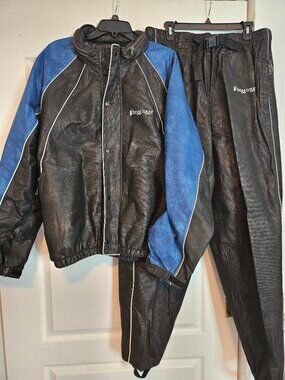 FROGG TOGGS Men's Road Toad Waterproof Breathable Motorcycle Rain Set Large